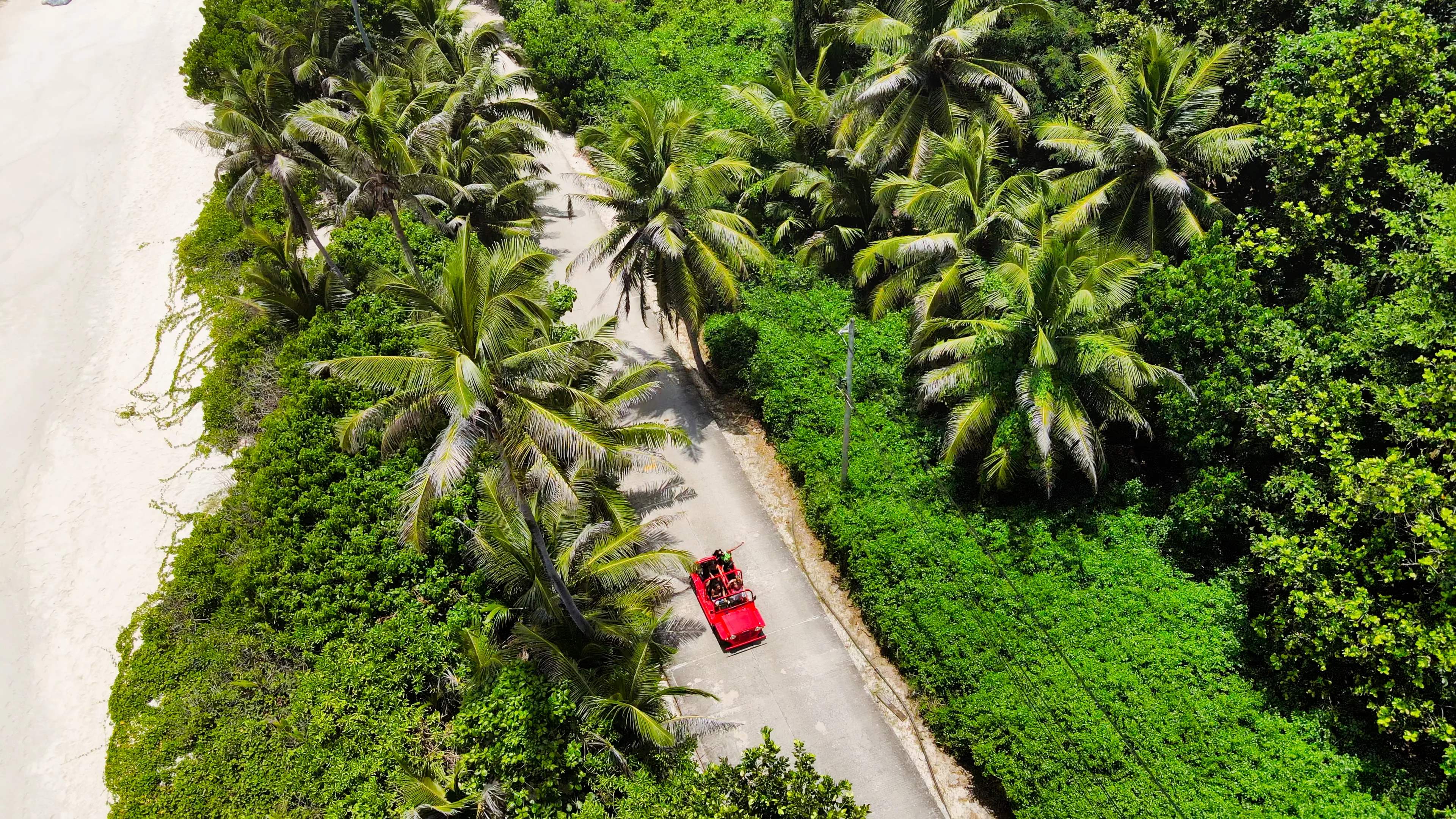 Mahe seen from aereal view